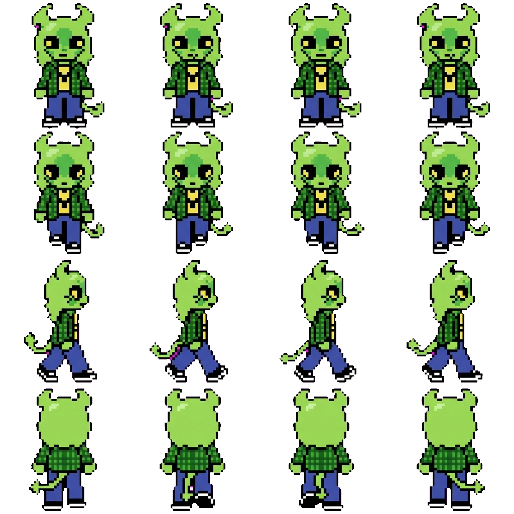 Angel movement sprite