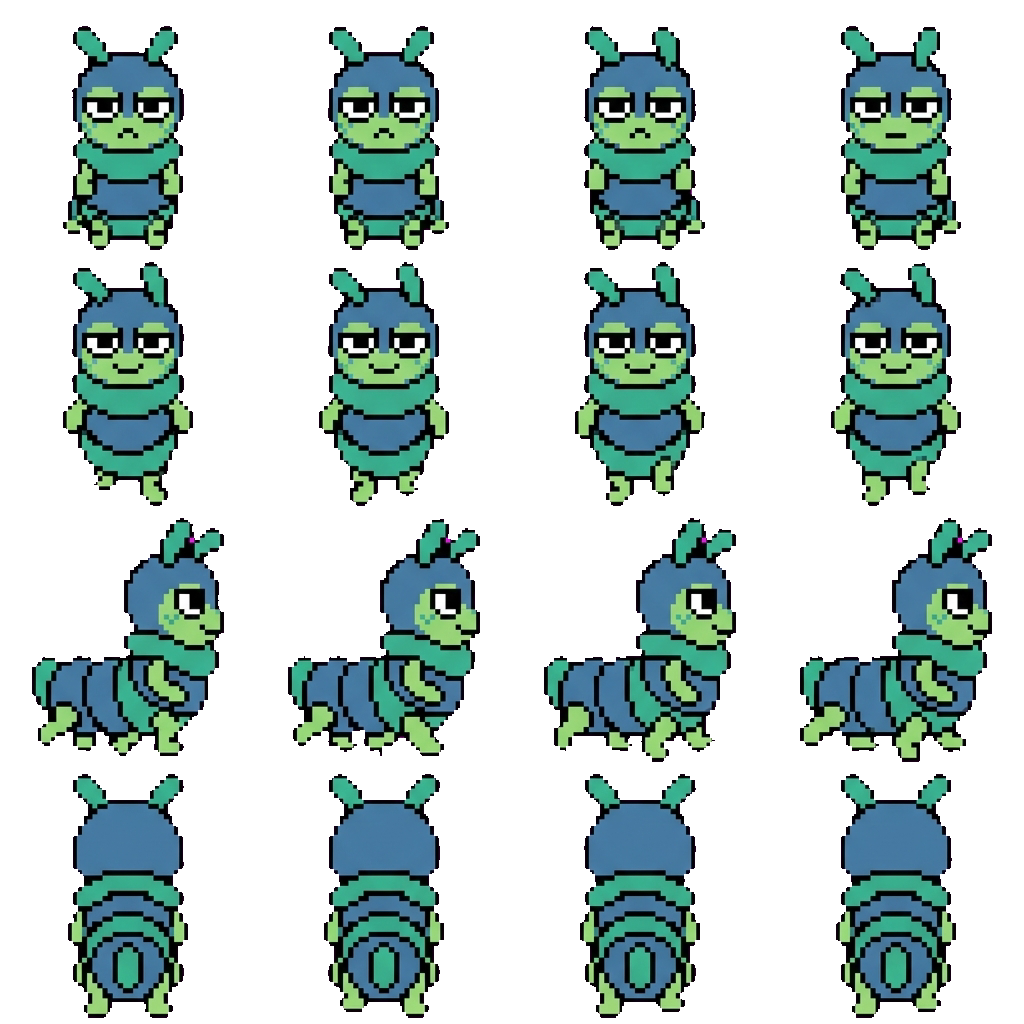 squirm movement sprite