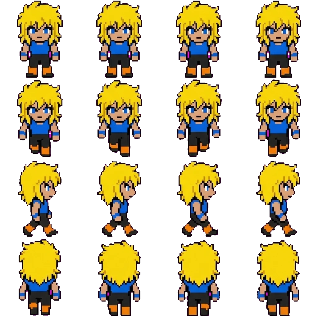 Hyoga movement sprite
