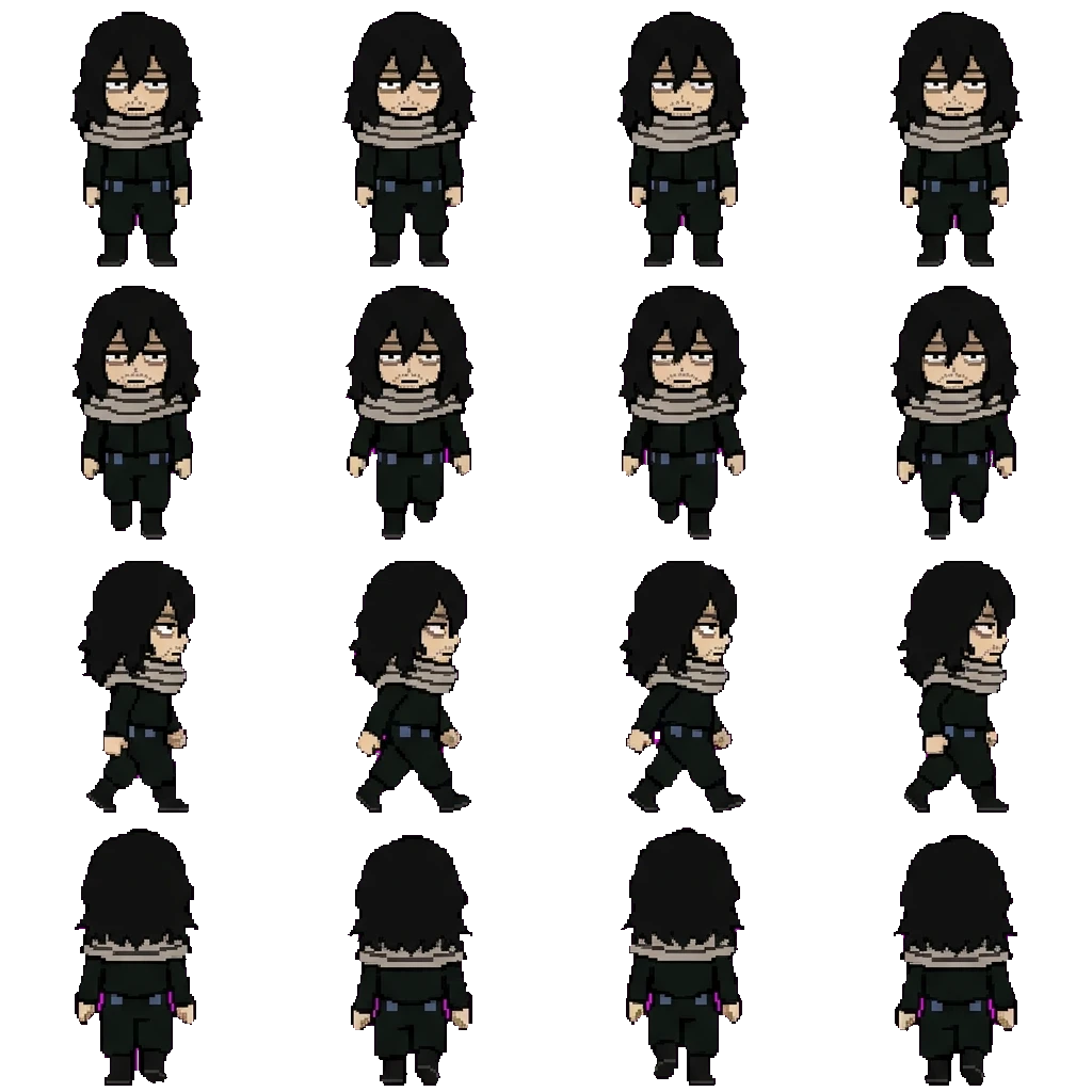 Aizawa Shōta movement sprite