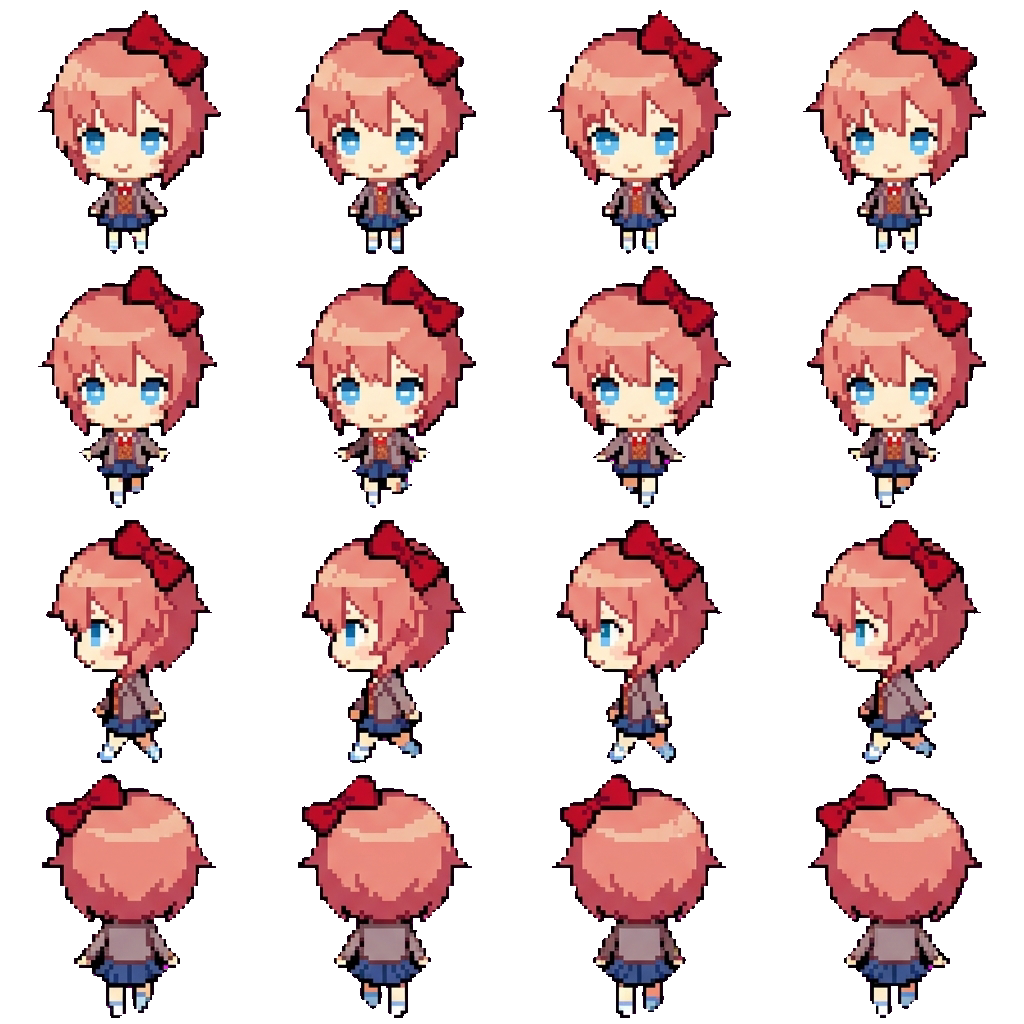 Sayori movement sprite