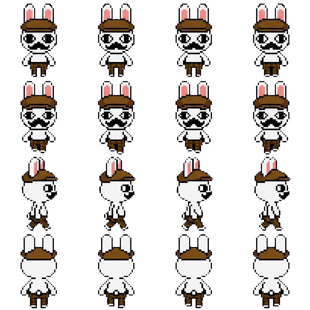 Barney movement sprite