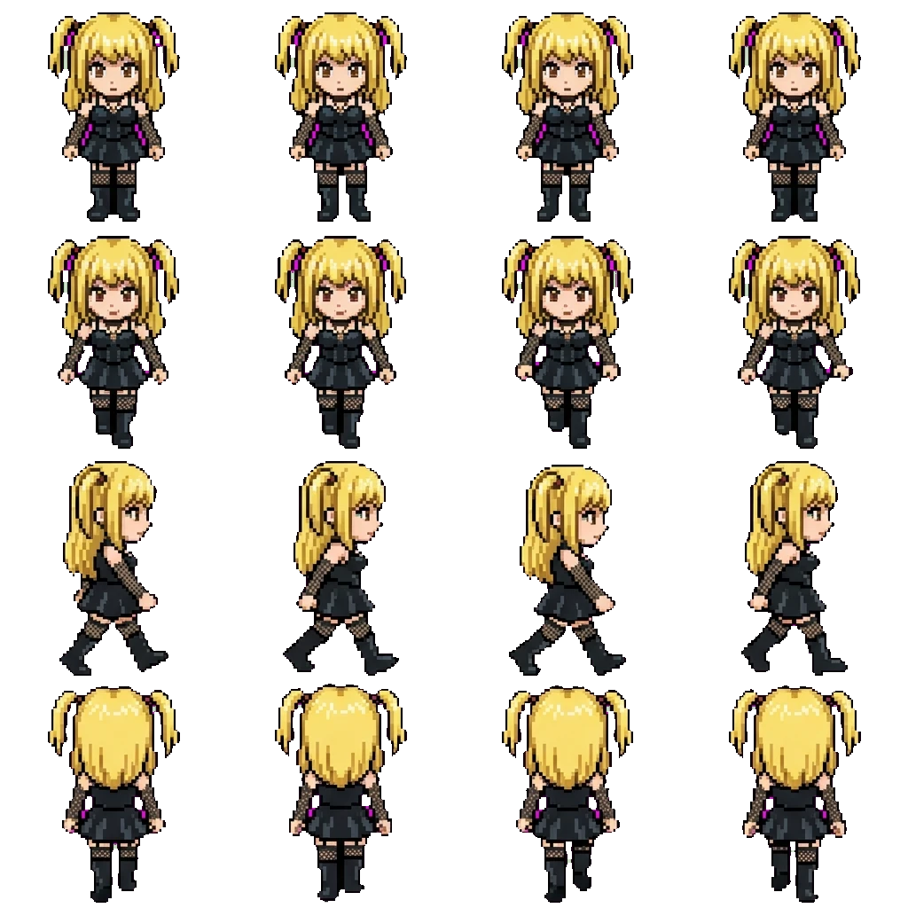 Misa Amane movement sprite