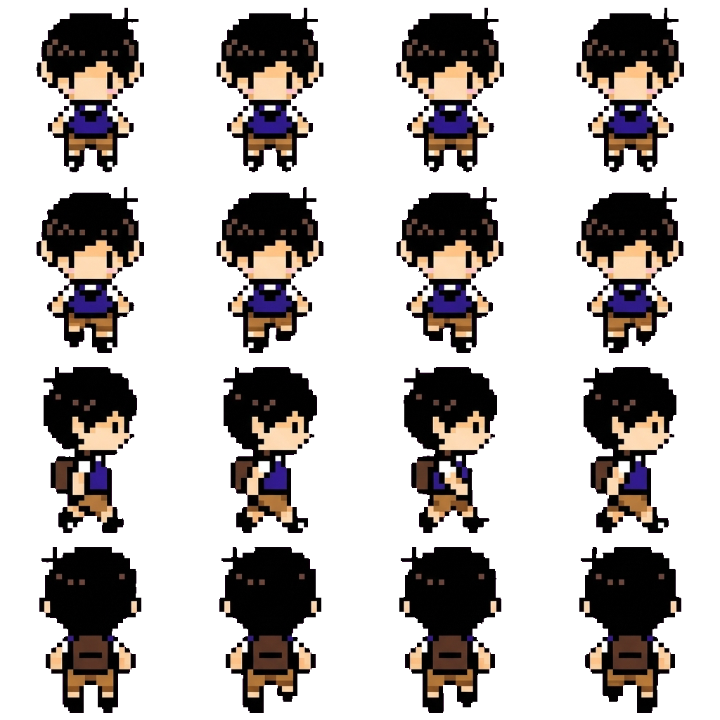 Sunny movement sprite