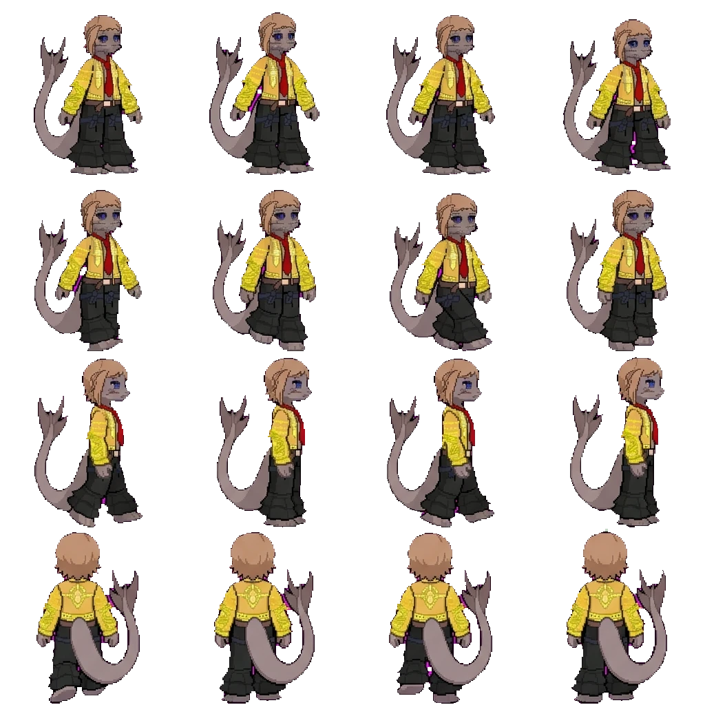 Paul movement sprite
