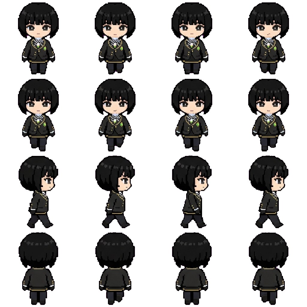 Mayori movement sprite