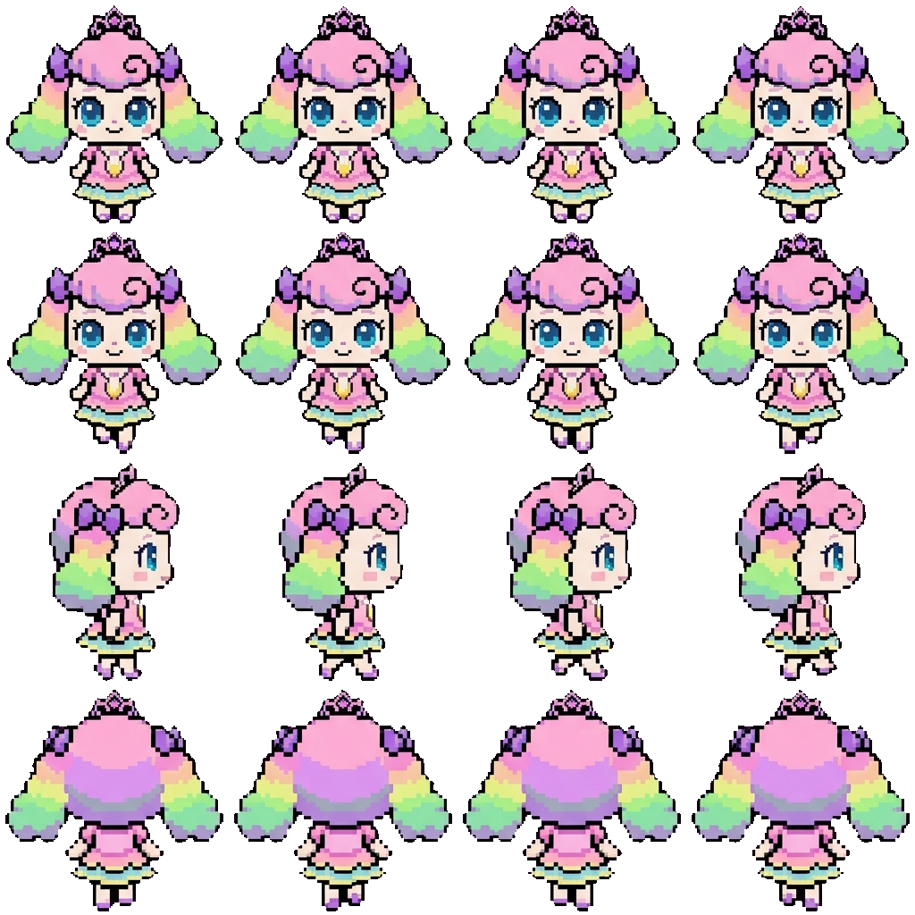 Fluffyping movement sprite