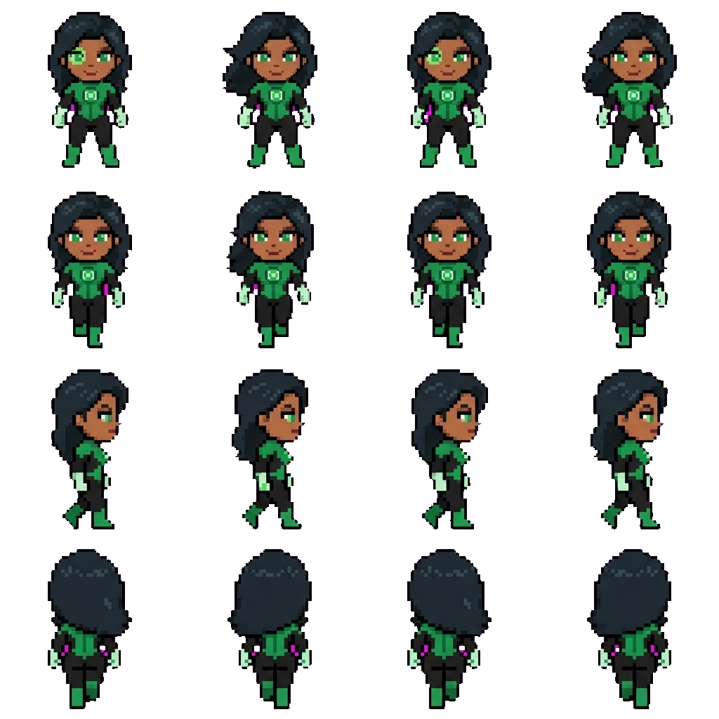 Jessica Cruzz movement sprite