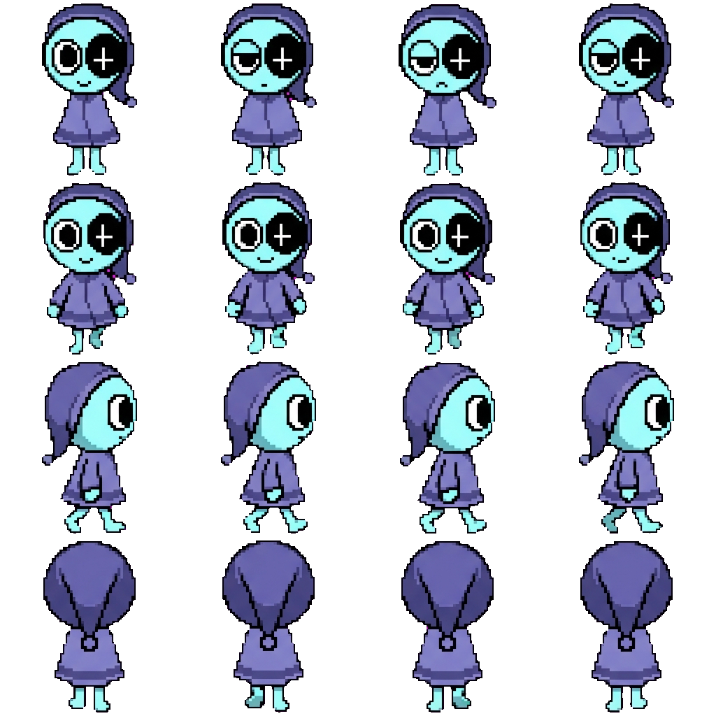 Astro movement sprite