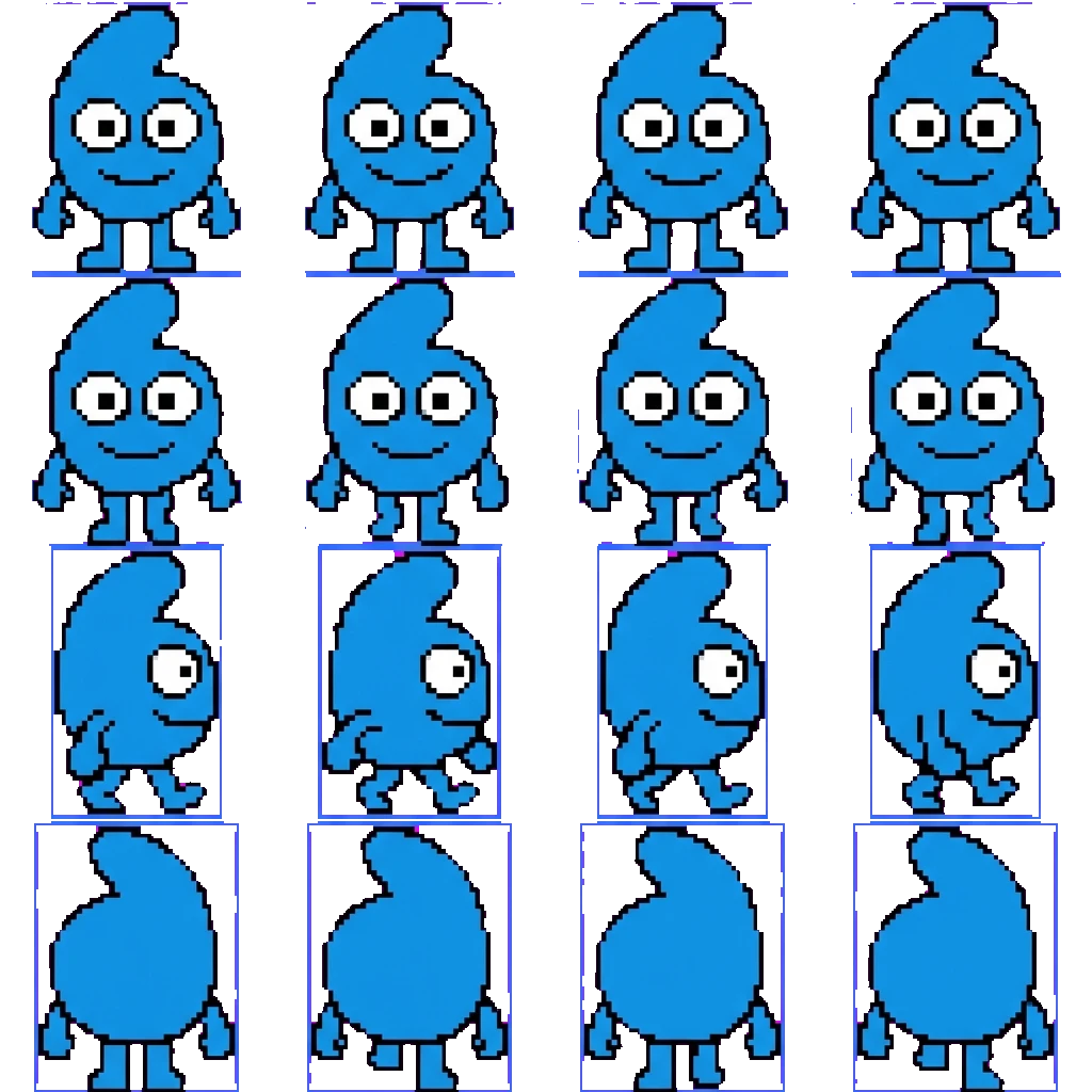 Six movement sprite