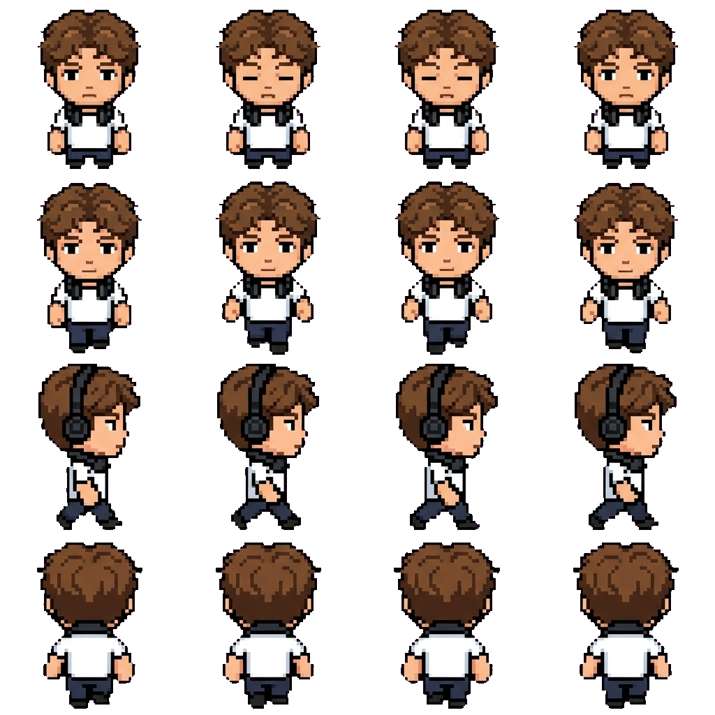 Luke movement sprite