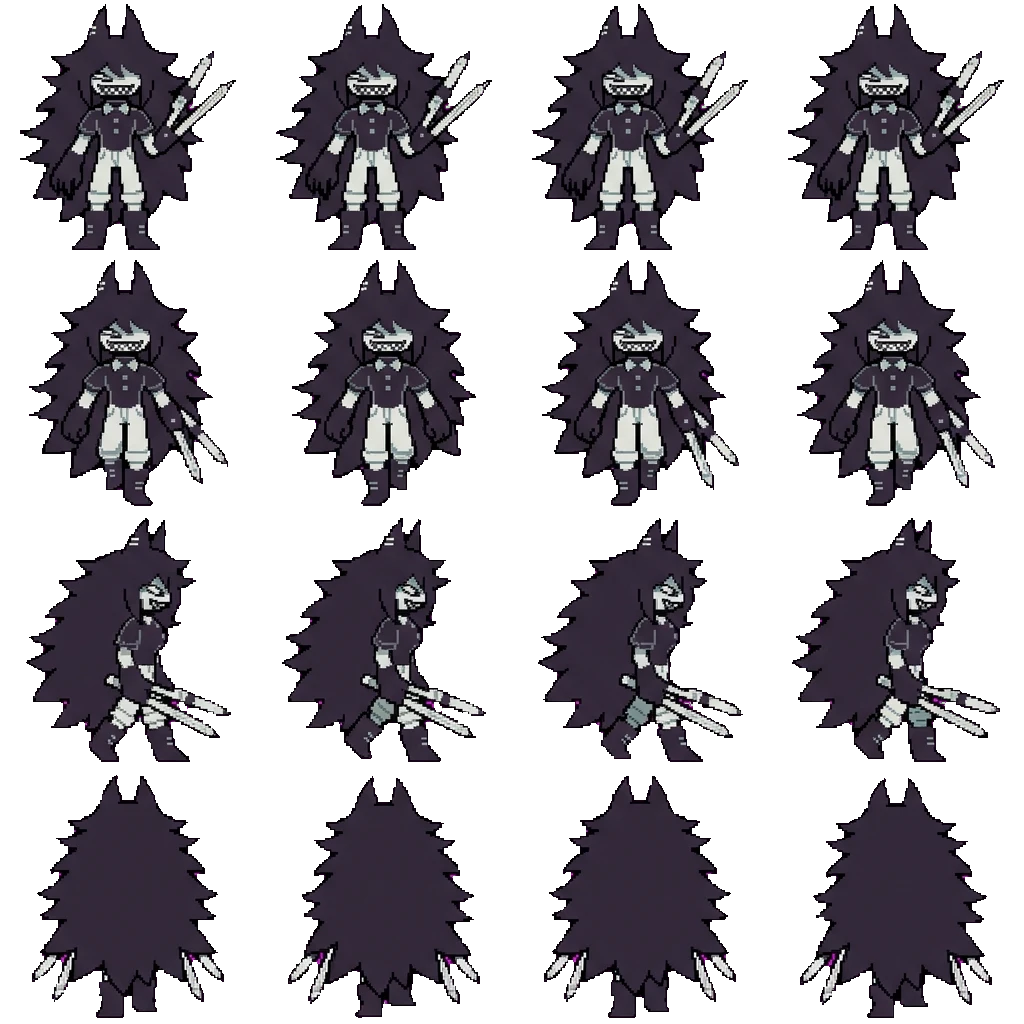 Miss Circle movement sprite
