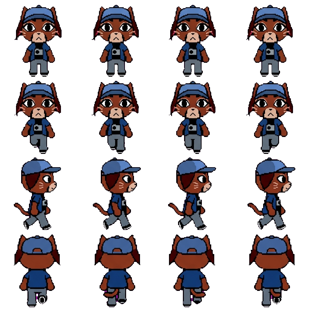 Liz movement sprite