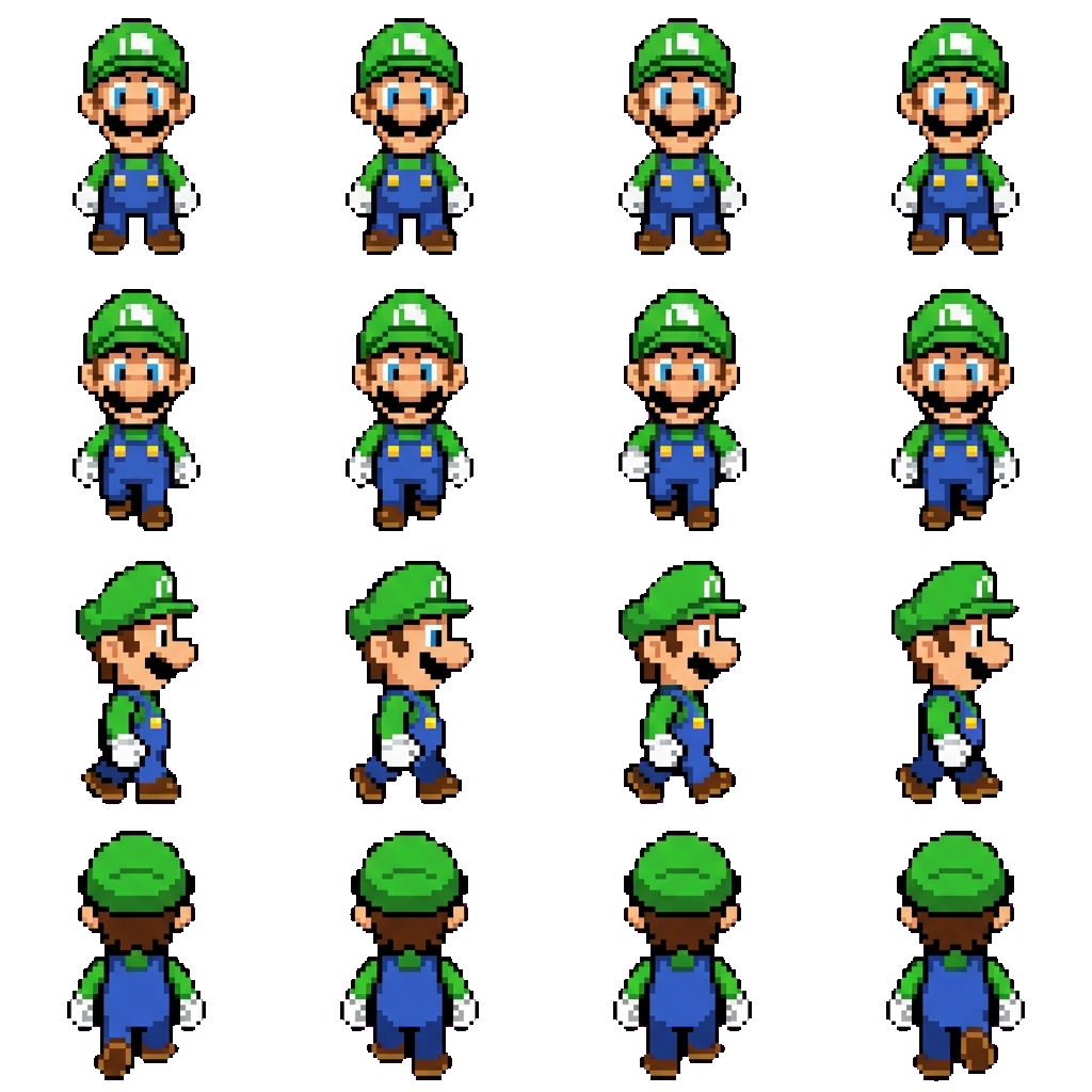 Luigi movement sprite
