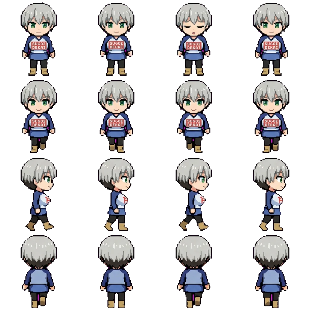 Sugoi Dekat movement sprite