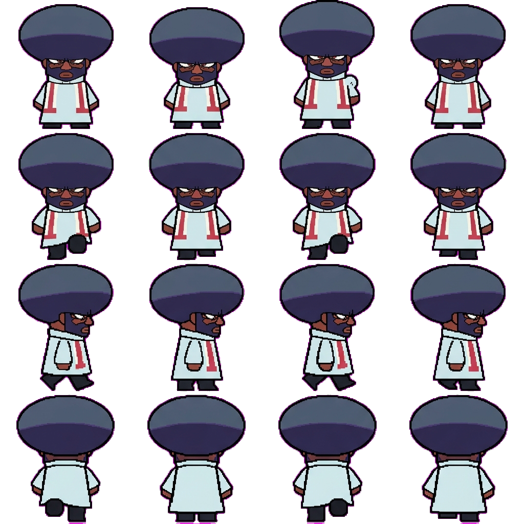 Garterbelt movement sprite