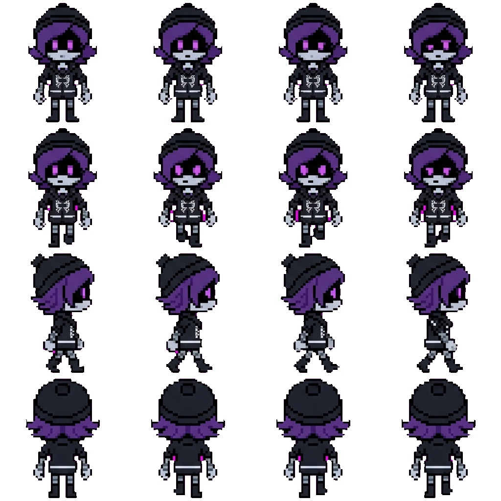 Uzi movement sprite