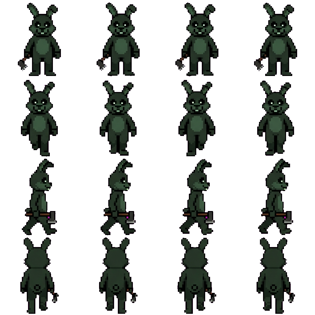 The Bunny Man movement sprite