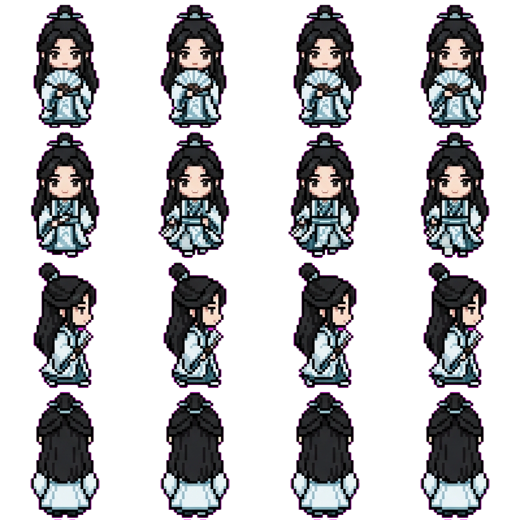 Shi Qingxuan movement sprite