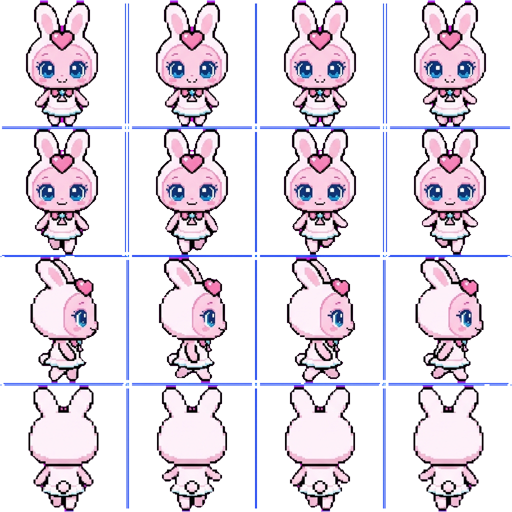Hopping movement sprite