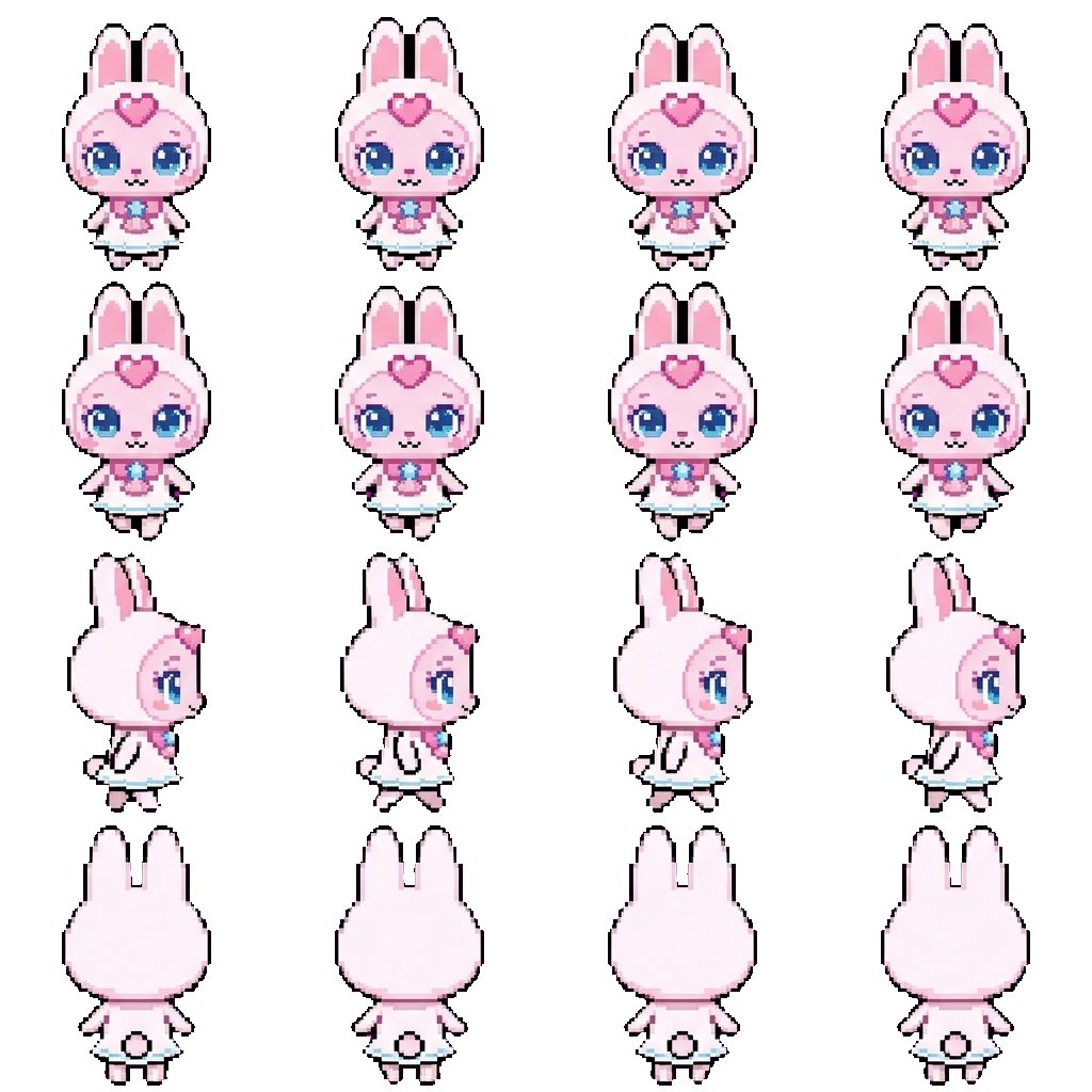 Hopping movement sprite