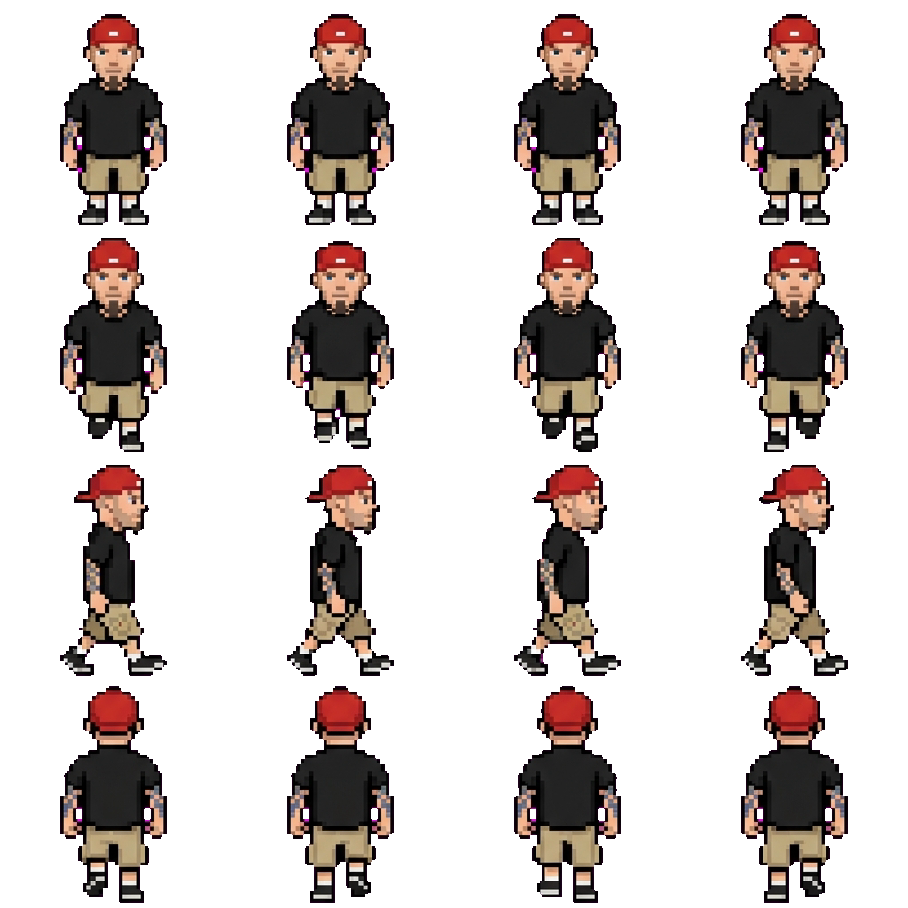 Fred movement sprite