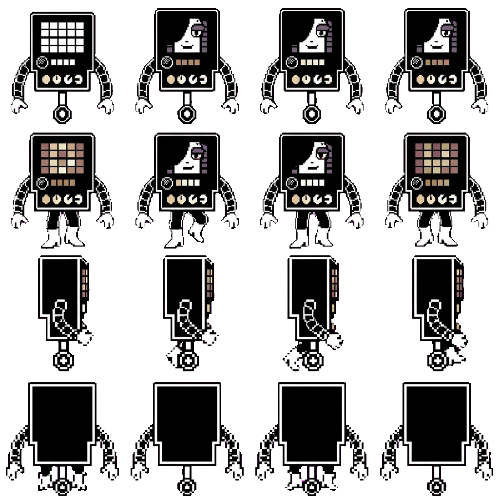 Mettaton movement sprite