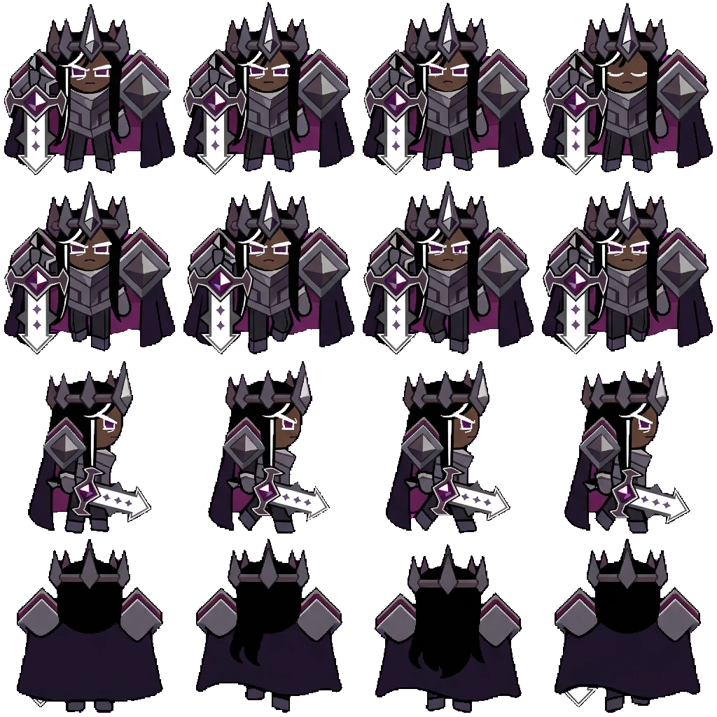Dark Cacao Cookie movement sprite