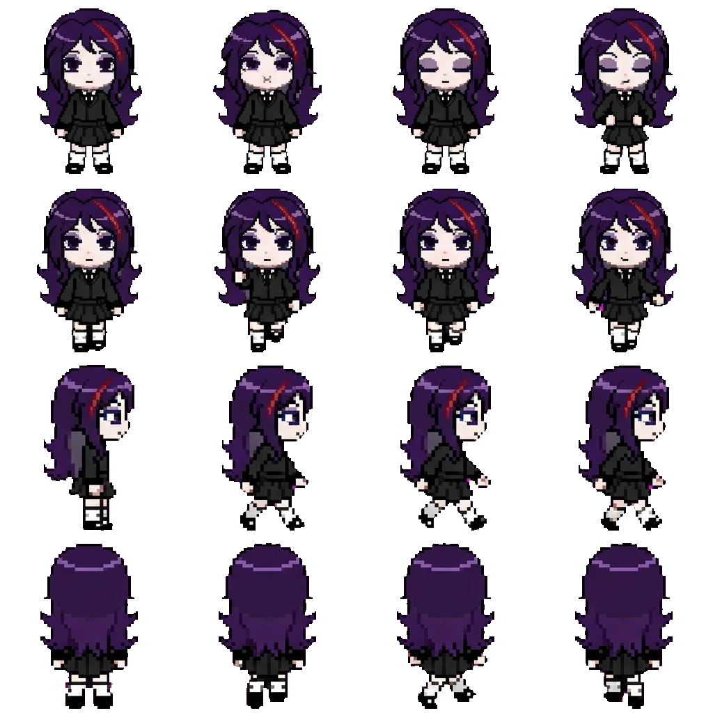 Mahiro movement sprite