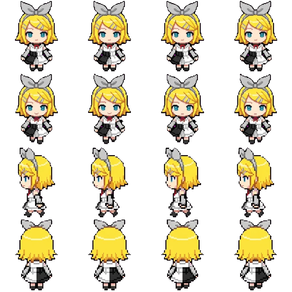 N25 Kagamine Rin movement sprite