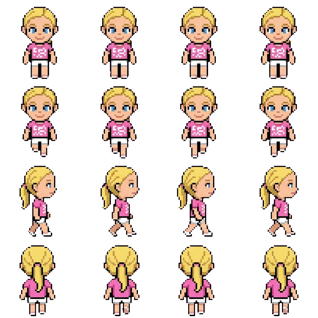 Lilly movement sprite