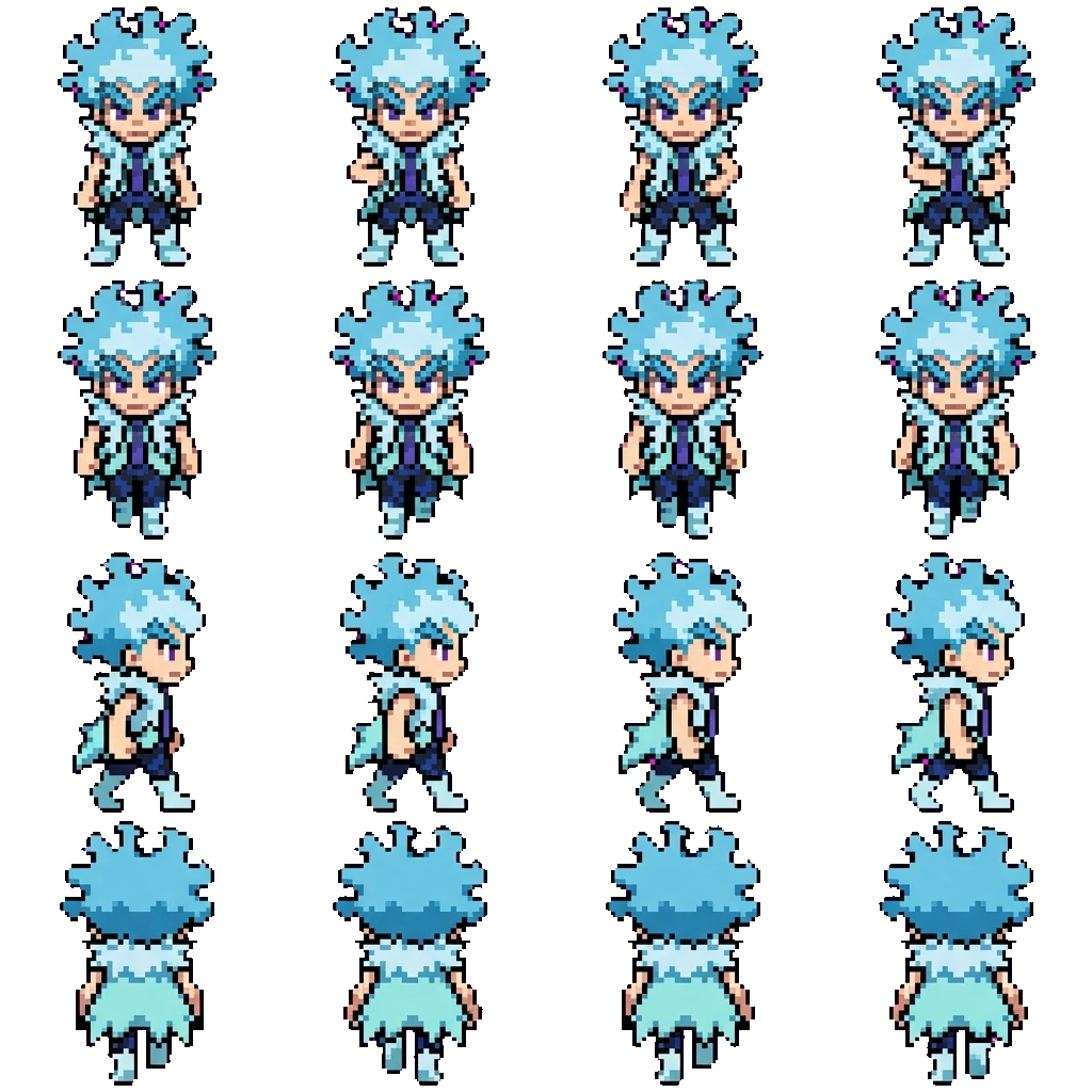 Lui Shirosagi movement sprite