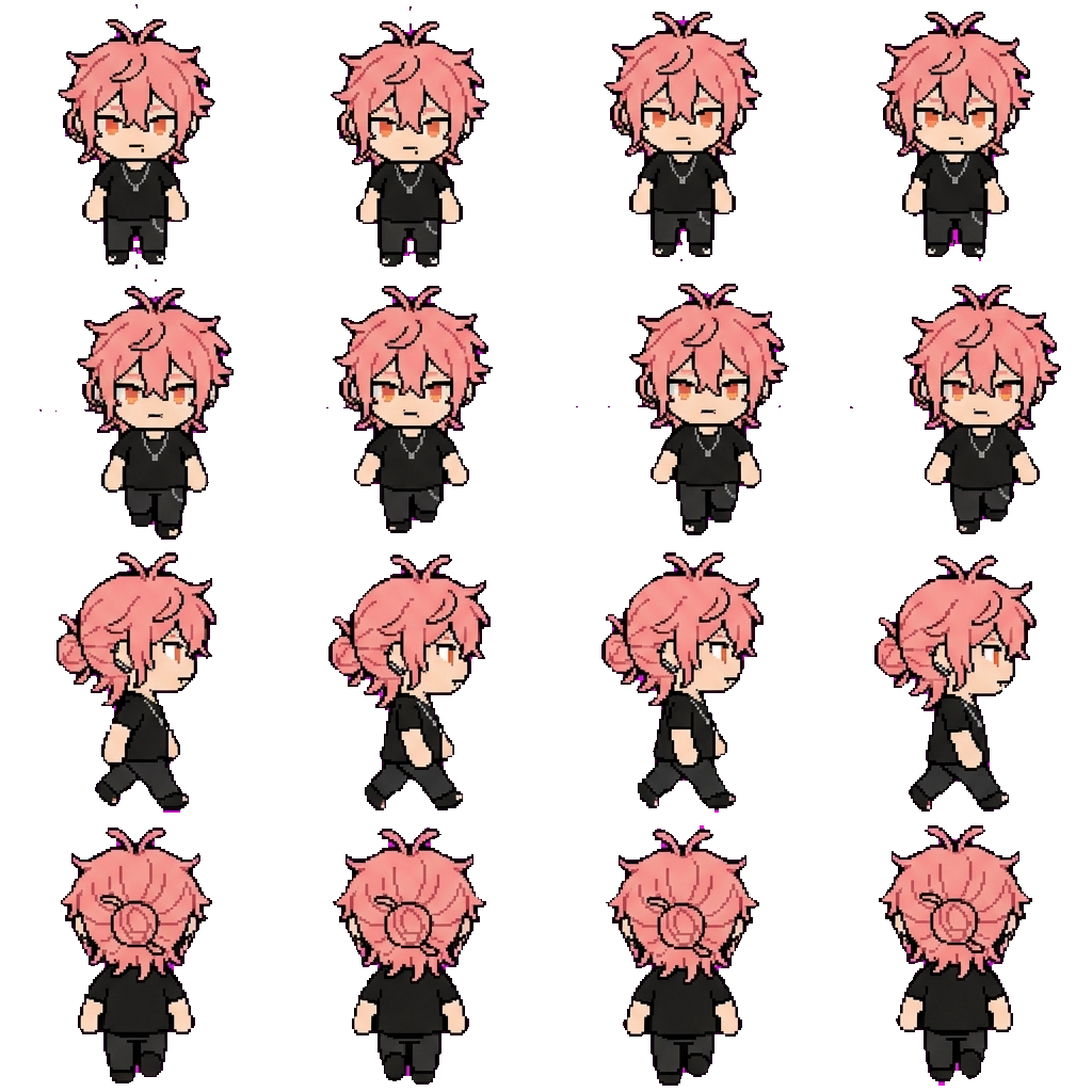 Рюдзаки Момоё movement sprite