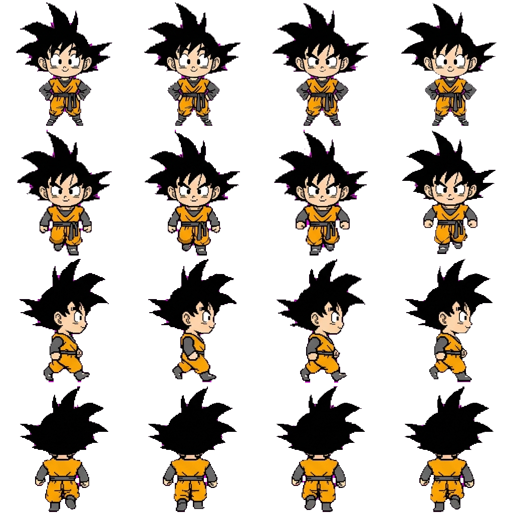 Goten movement sprite