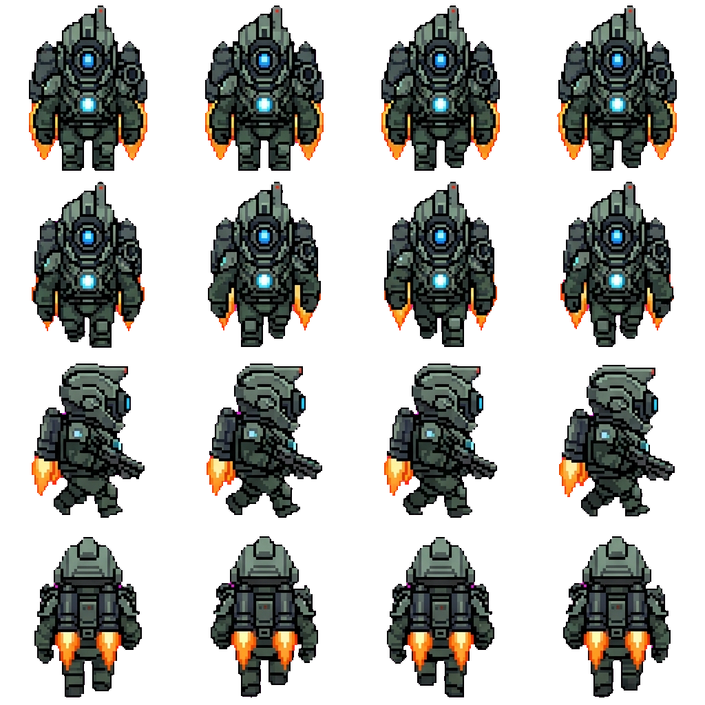 Titán Cámara movement sprite