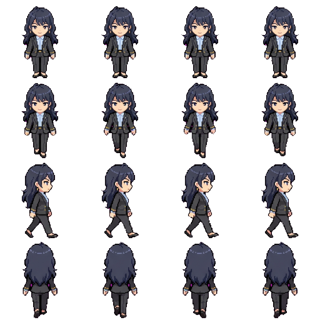 Riko Kashimoto movement sprite