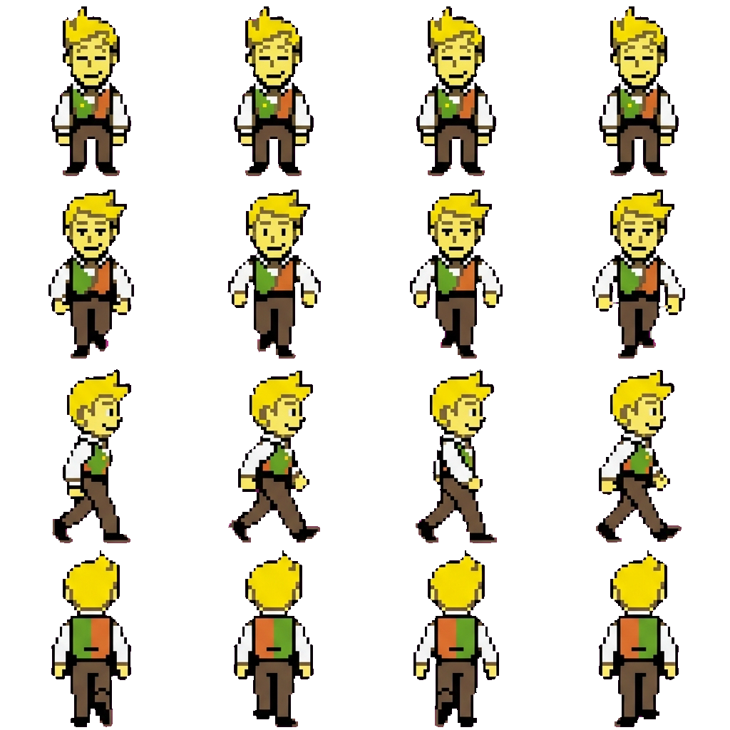 Flowery movement sprite