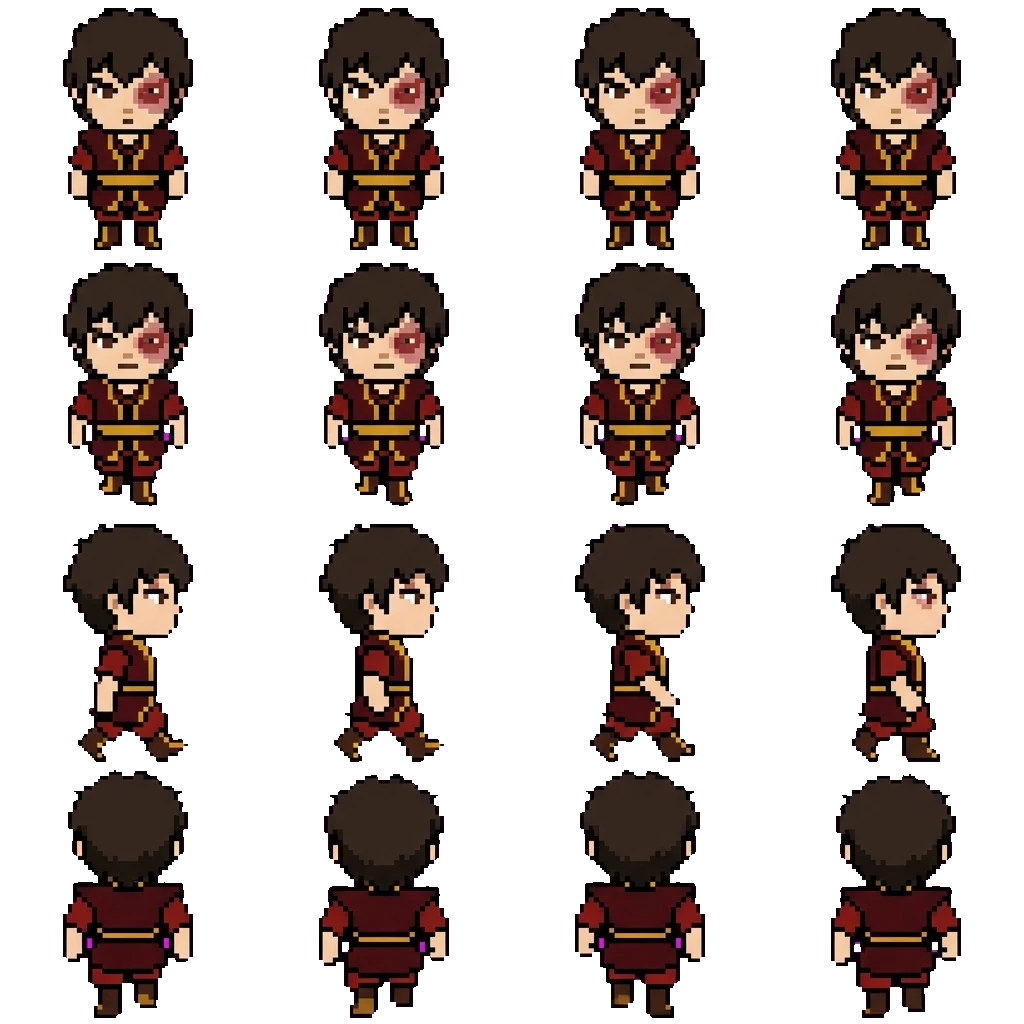 Zuko movement sprite