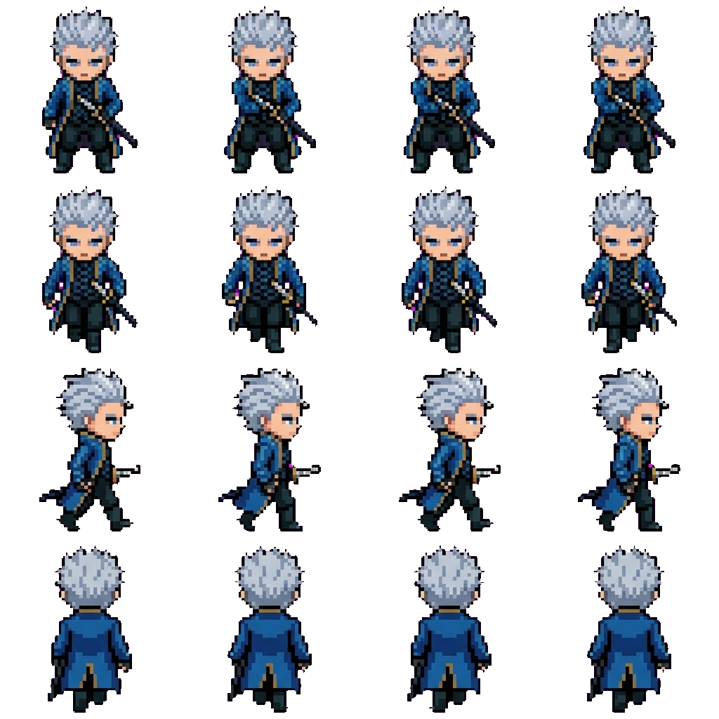 Vergil movement sprite