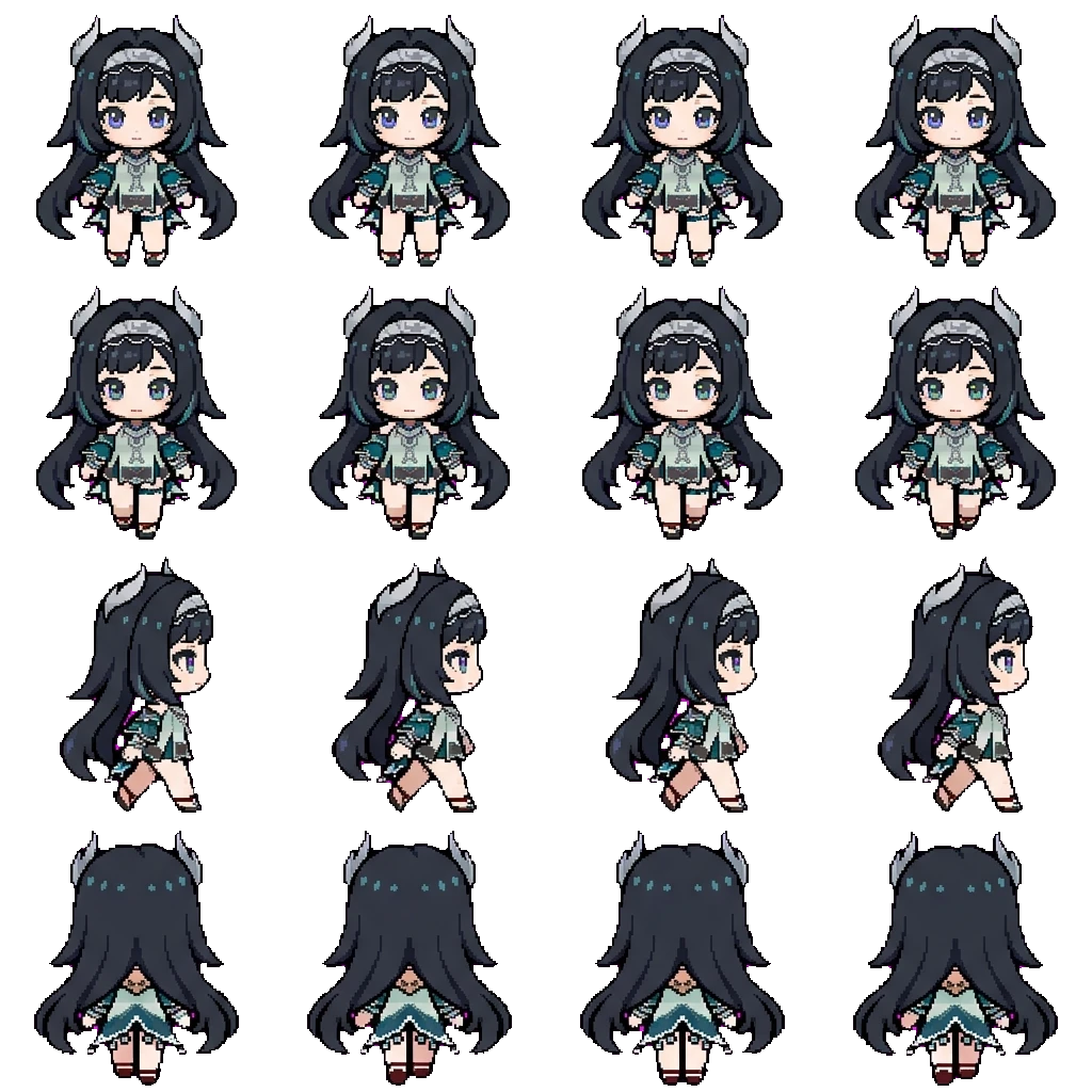 Lan Yan movement sprite