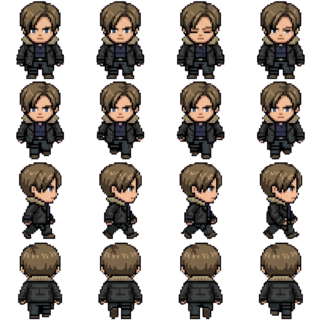Leon S. Kennedy movement sprite
