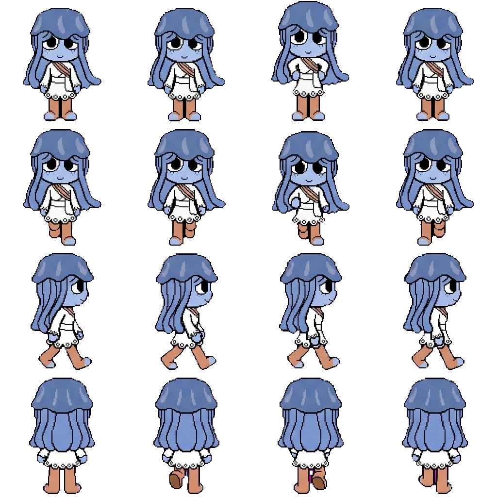 Keiko movement sprite