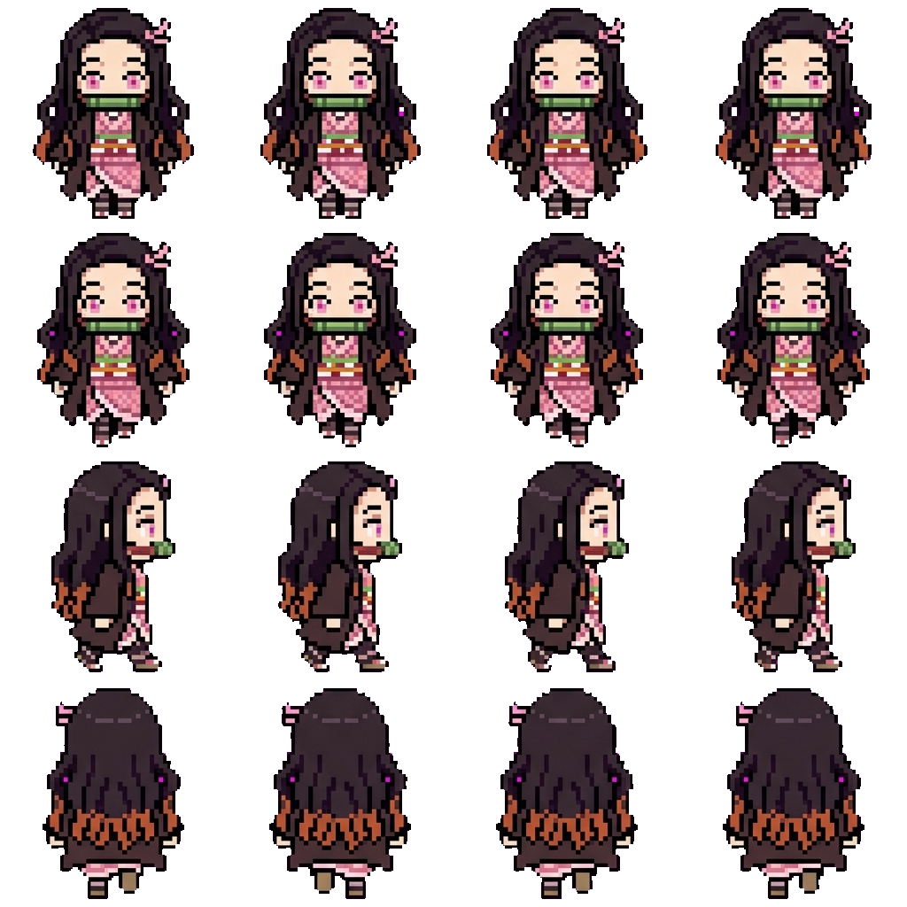 Nezuko movement sprite