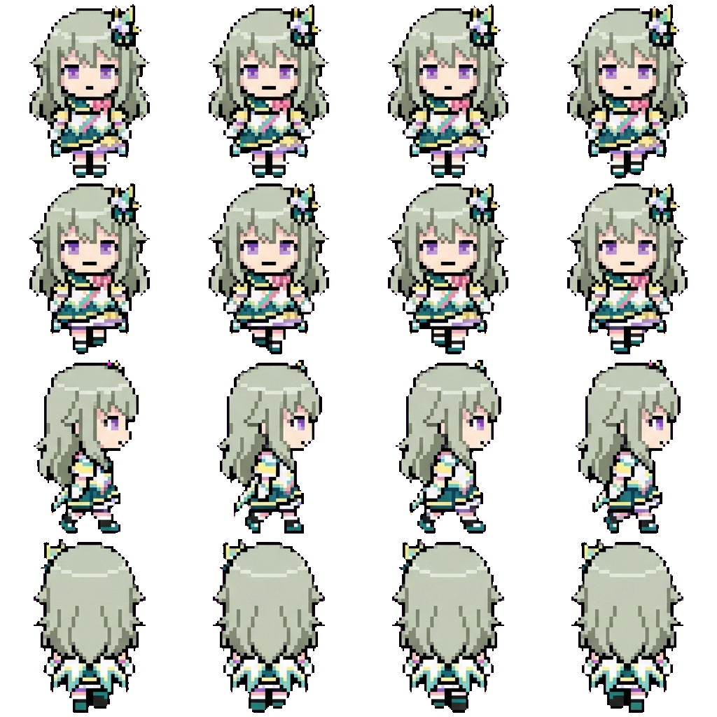 Nene Kusanagi movement sprite