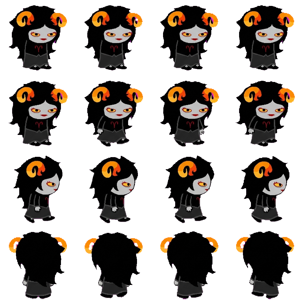 Aradia Megido movement sprite