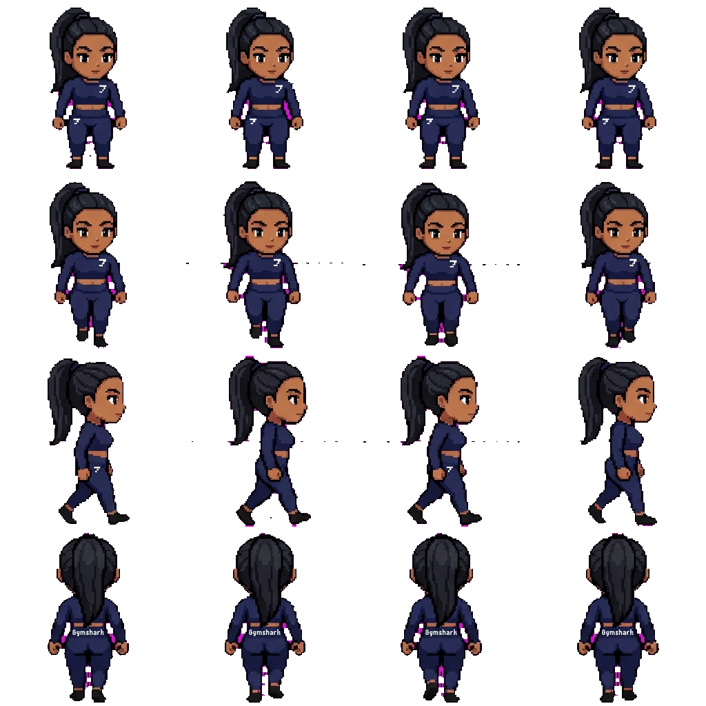 Vivian movement sprite