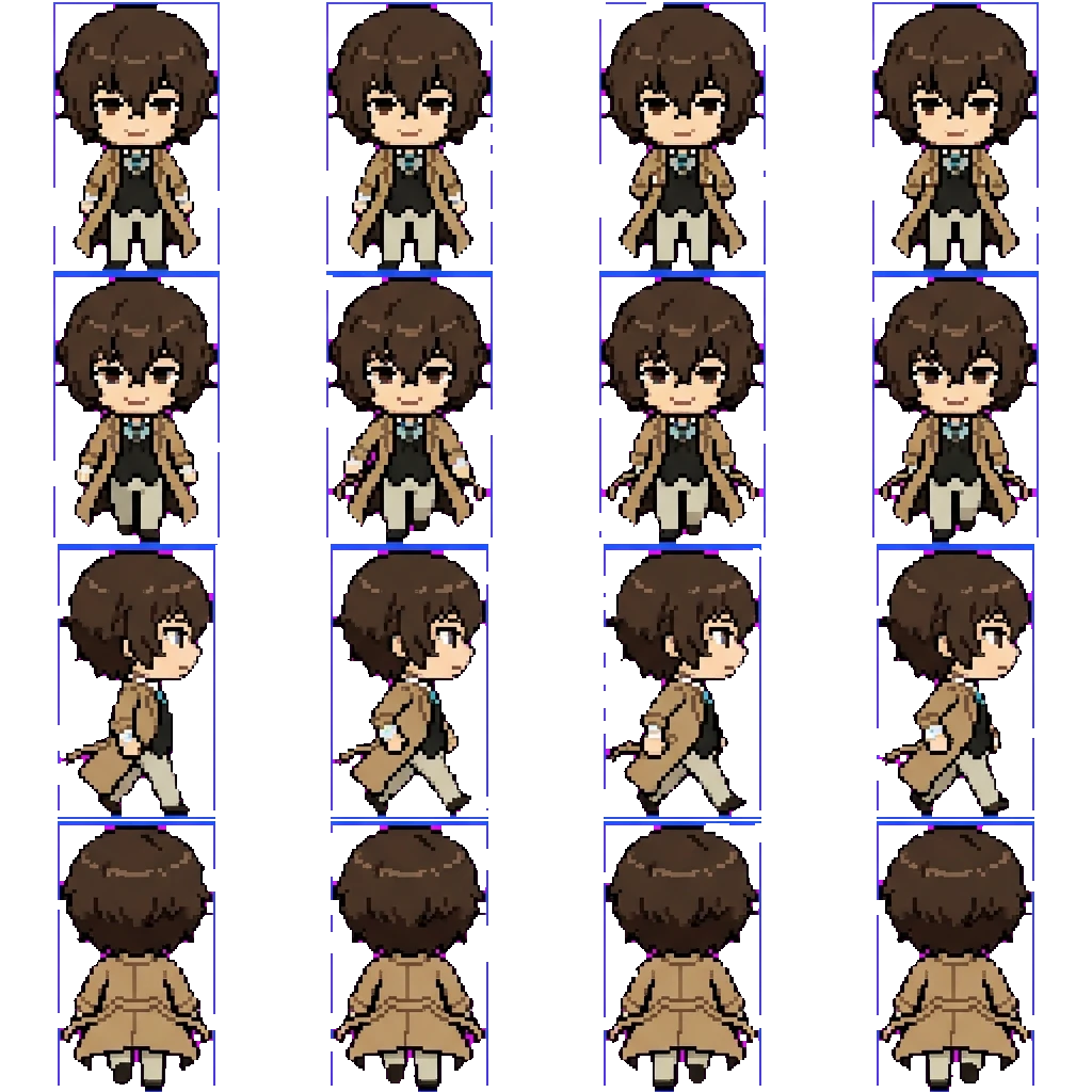 Dazai Osamu movement sprite