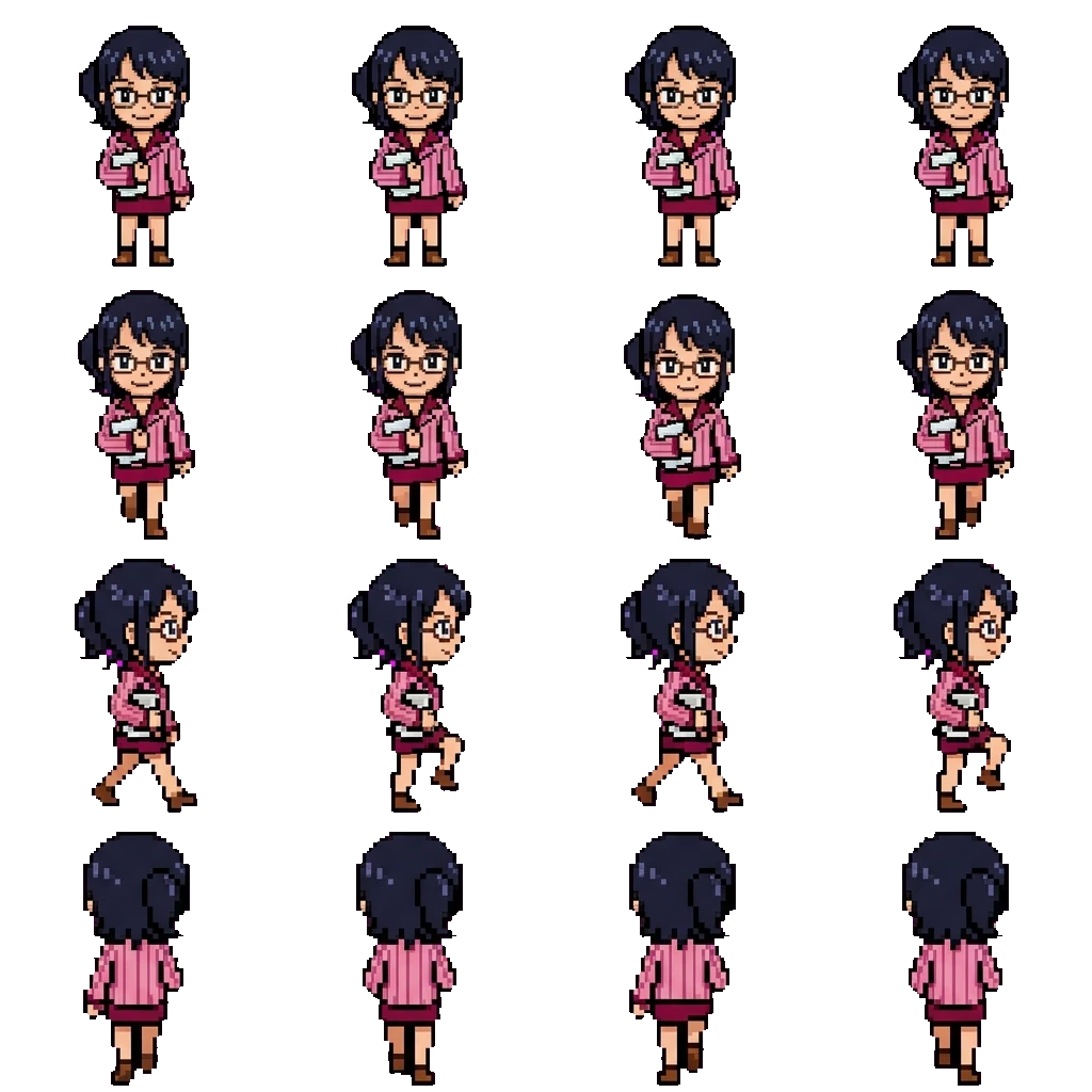 Risa movement sprite