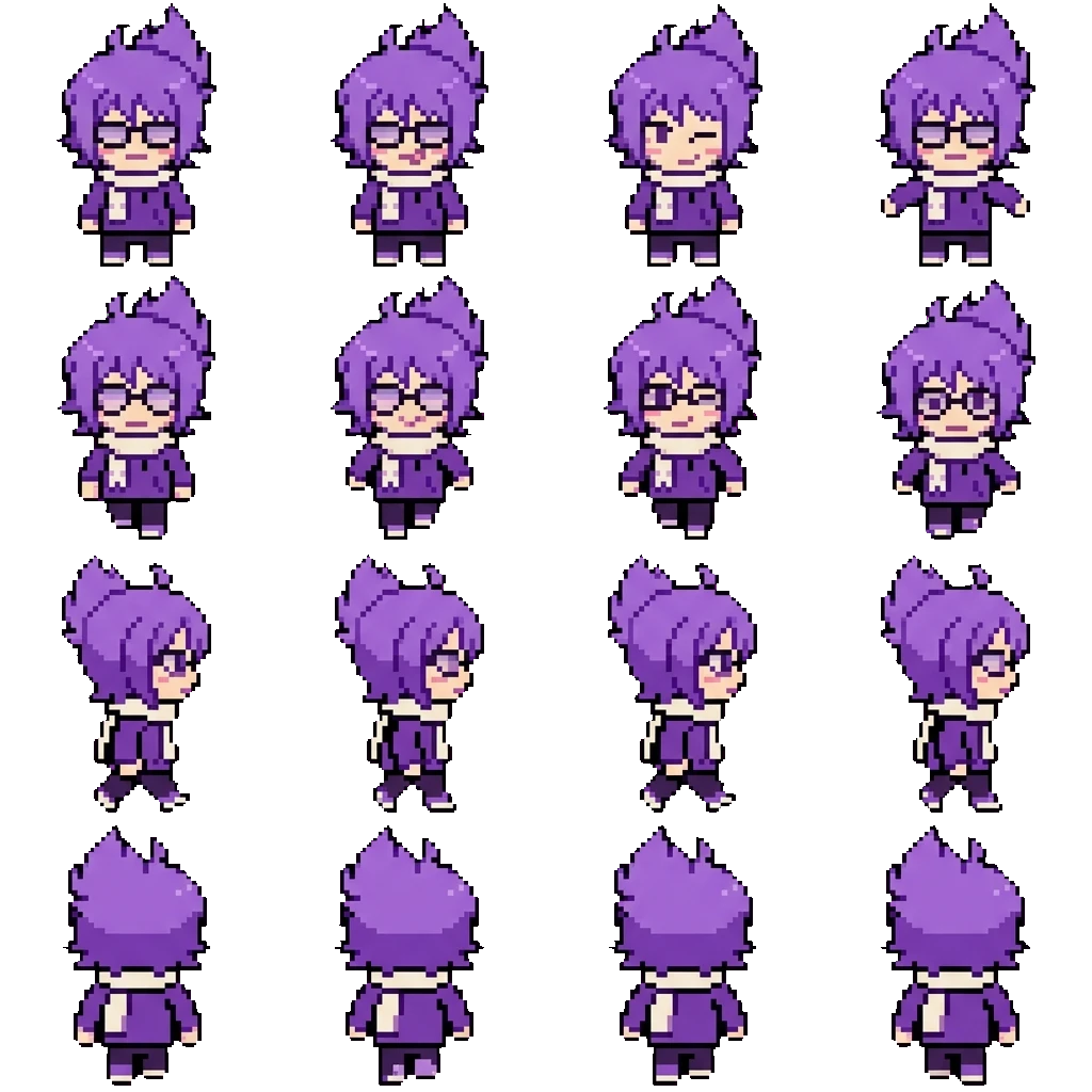 Birght eyes movement sprite