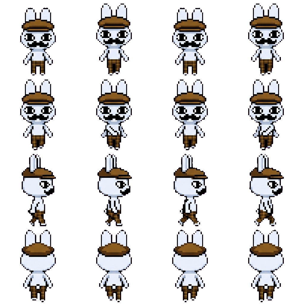 Barney movement sprite